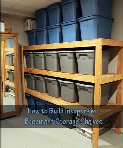 How To Build Your Own Basement Storage Rack